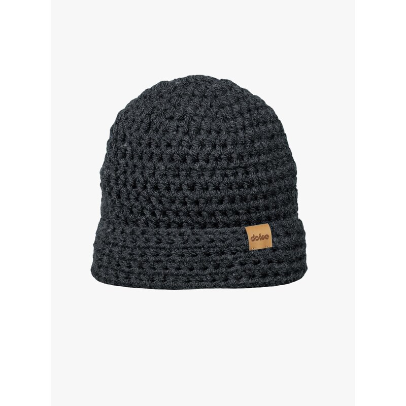 DOKE Háčkovaná čepice Fred anthracite pro muže 113016768
