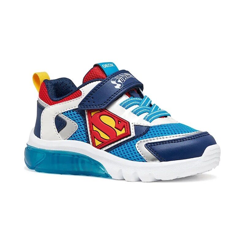 Geox Dětské tenisky Geox CIBERDRON x Superman