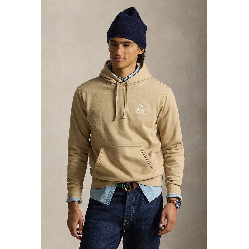 Polo Ralph Lauren mikina s kapucí pánská s bavlnou