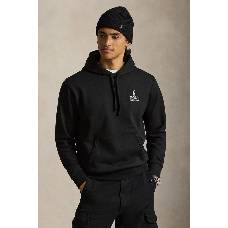 Polo Ralph Lauren mikina s kapucí pánská s bavlnou