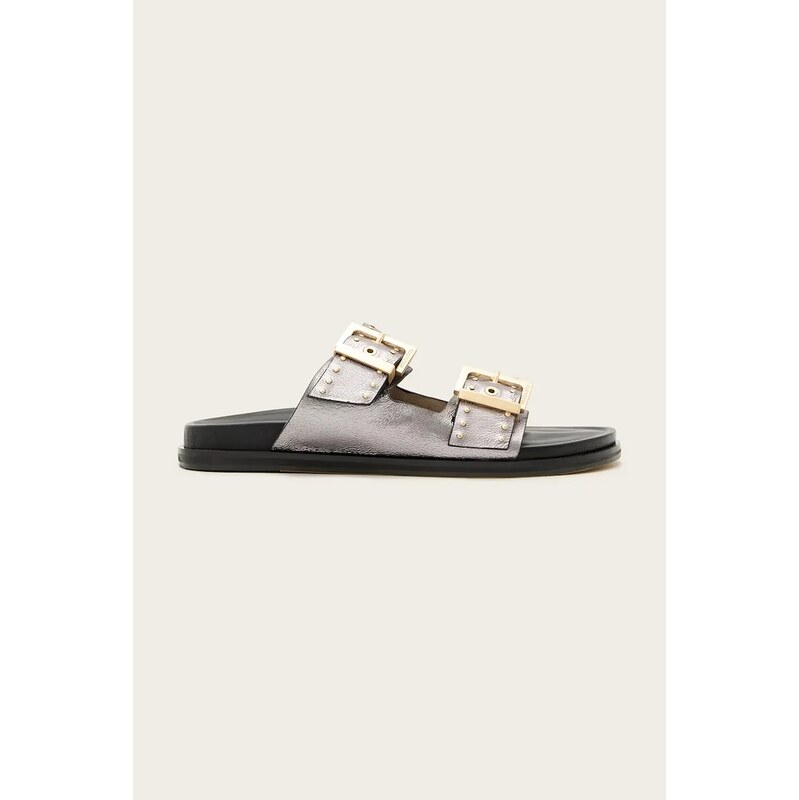 AllSaints Kožené pantofle AllSaints Magda Stud Sandal