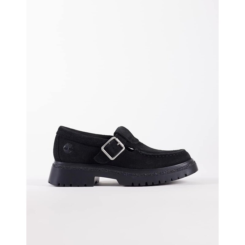 Timberland Cambria Valley loafer in black suede 113020367