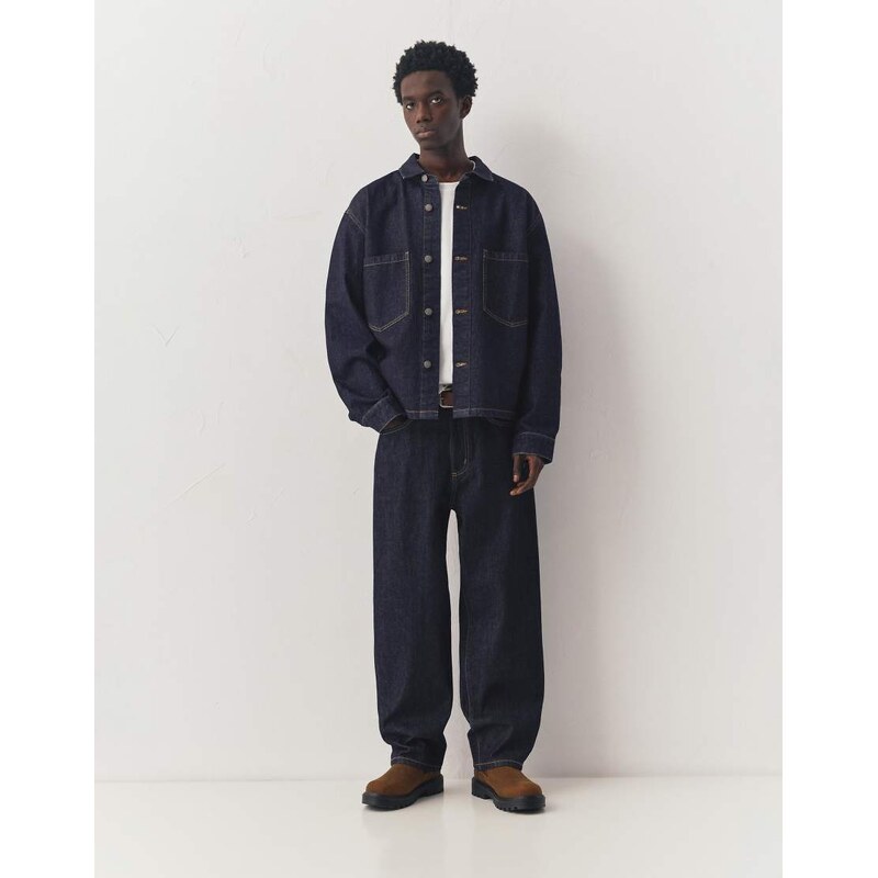 Pull&Bear Baggy jeans in navy
