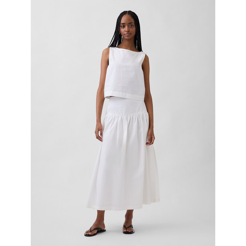 GAP Poplin Maxi Sukně 113375029