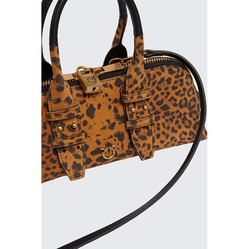 Dámská kabelka PINKO BOWLING BAG HORIZONTAL 105334A32AM35Q zvířecí