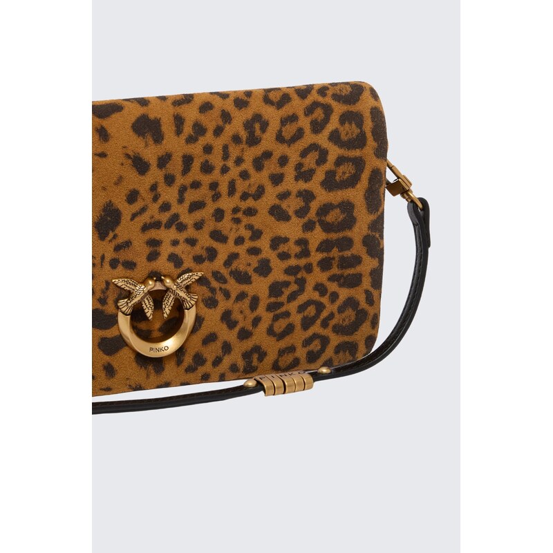 Dámská kabelka PINKO CLICK SOFT MINI LOVE BAG 106023A32AM35Q zvířecí
