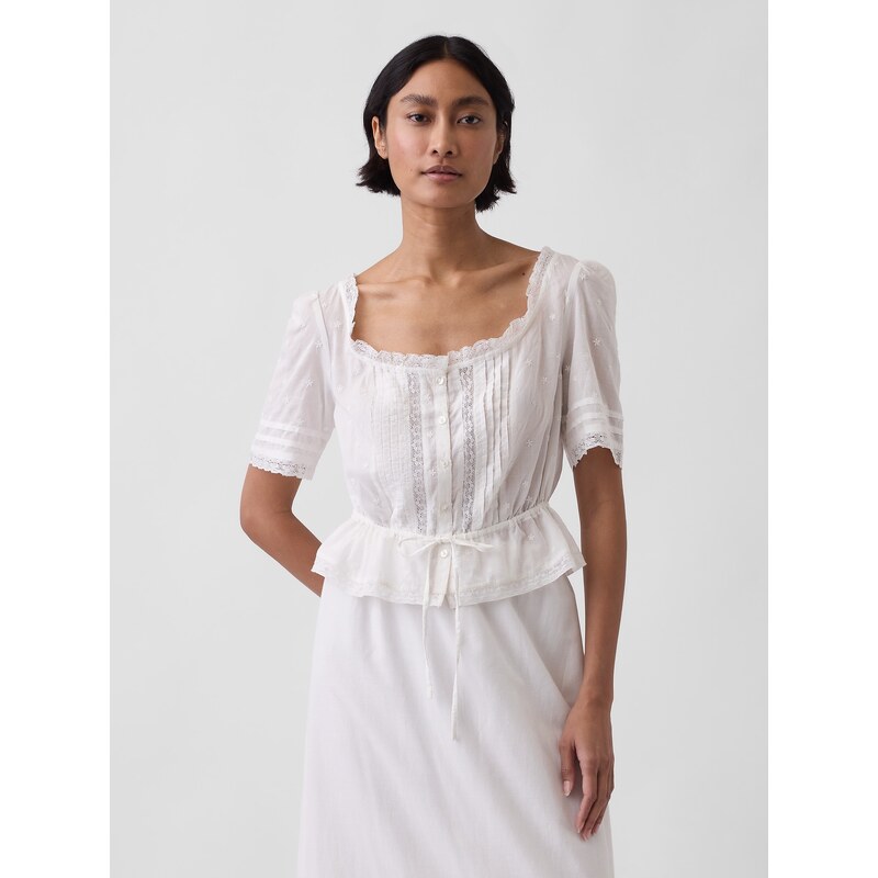 GAP top s krajkou pro ženy 113359648