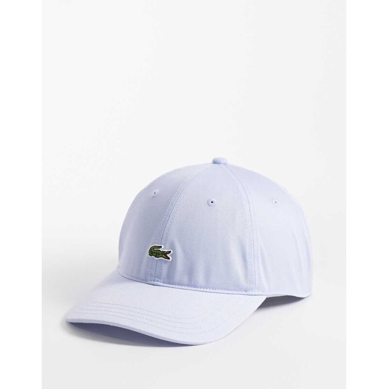 Lacoste logo cap in light blue