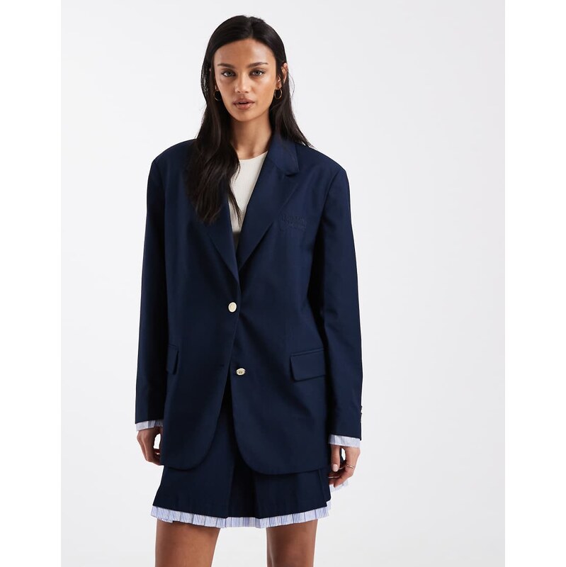 Tommy Jeans oversized blazer co-ord in navy 113029465