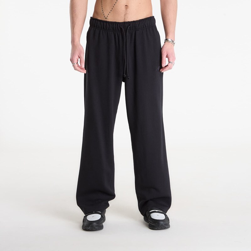 Tepláky New Balance Athletics French Terry Pant Black L