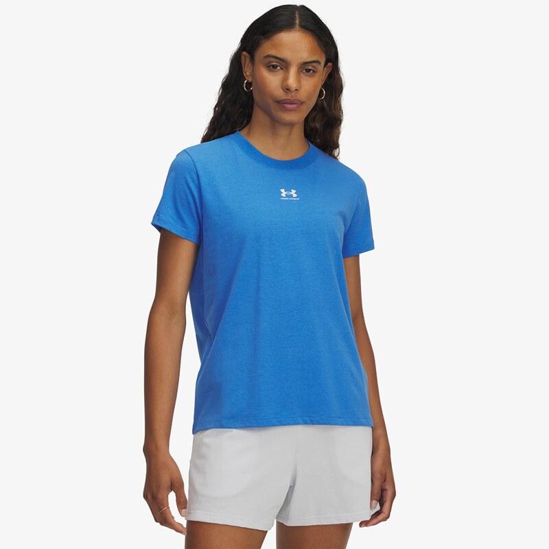 Tričko Under Armour Rival Core SS Blue S 112996079