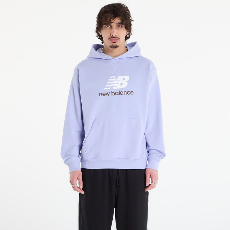 Mikina New Balance Athletics French Terry Logo Hoodie Daybreak