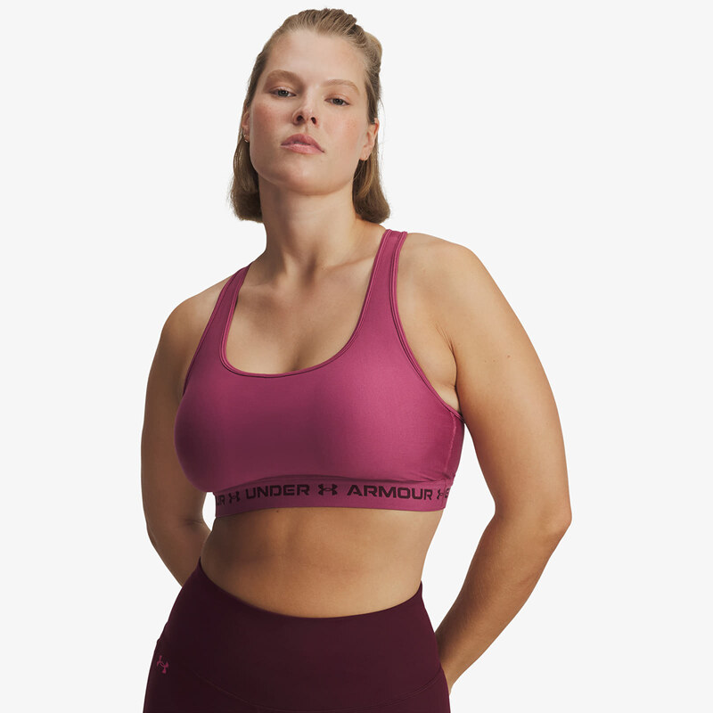 Podprsenka Under Armour Crossback Mid Bra Red XS