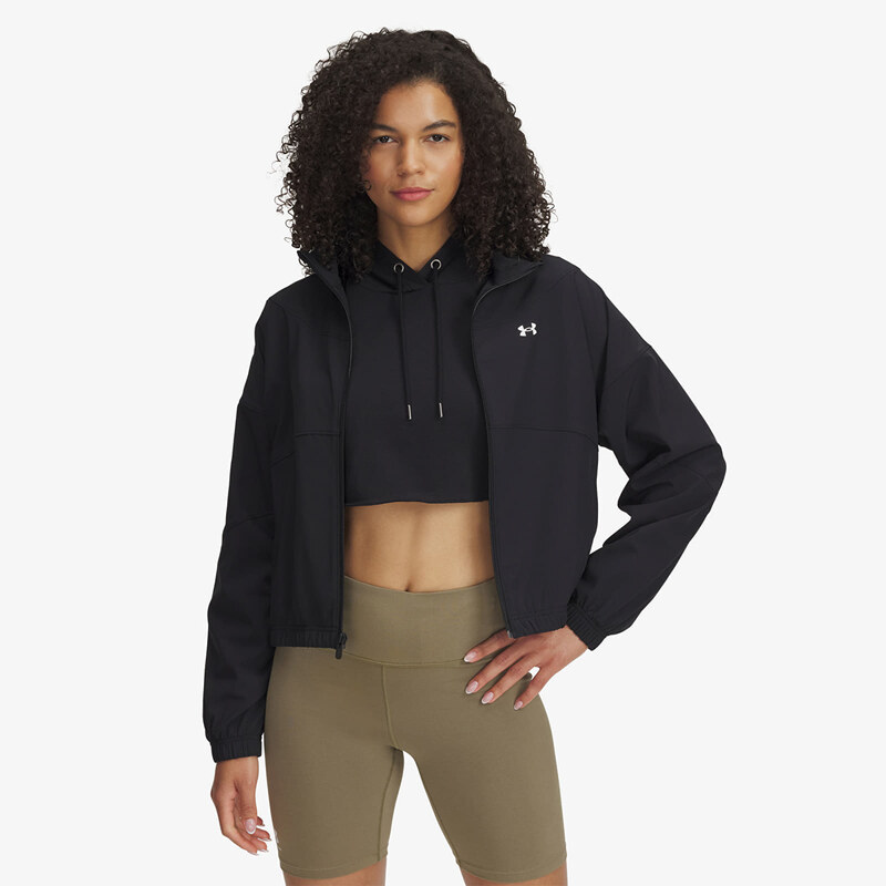 Bunda Under Armour Rival Woven Jacket Black L 112996099