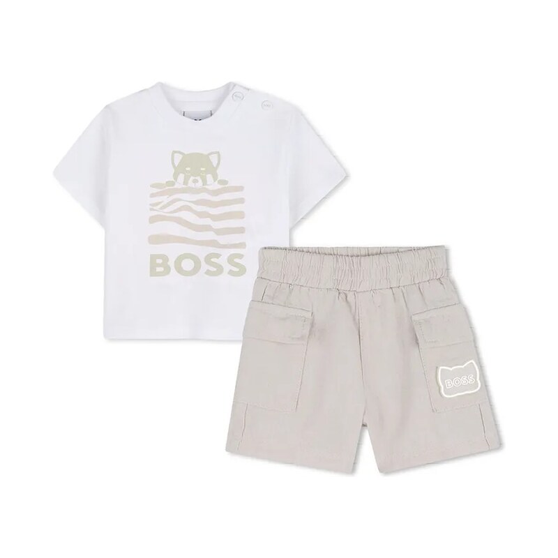 BOSS Kojenecká sada s přídavkem lnu BOSS