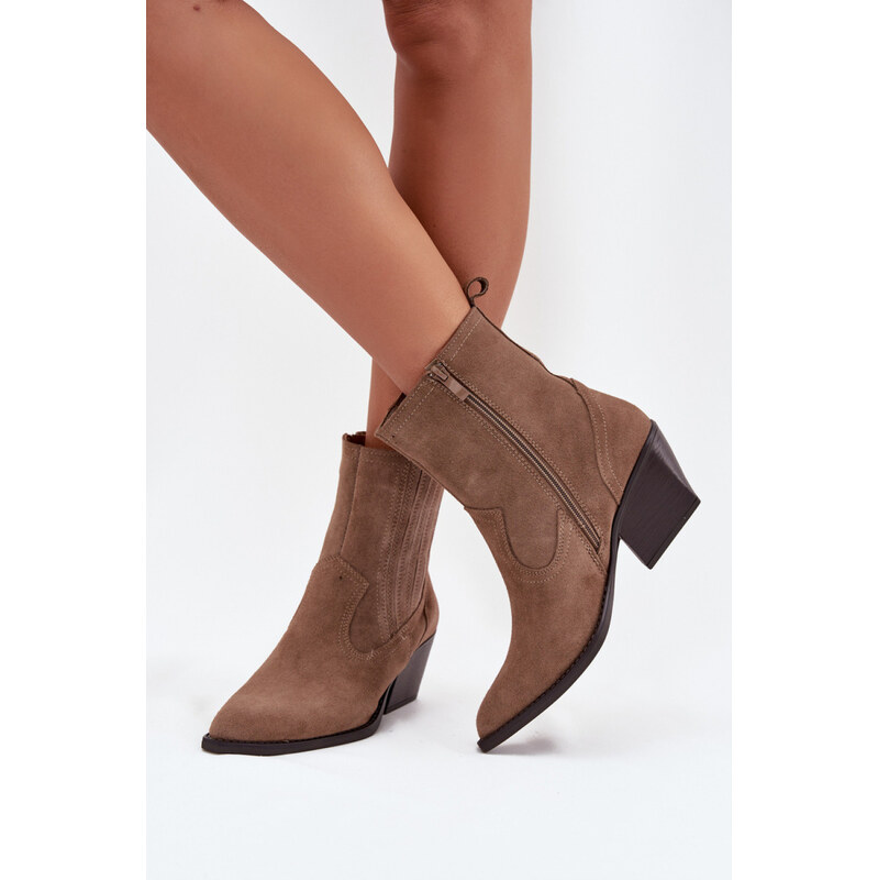 Boty na podpatku model 222510 Step in style