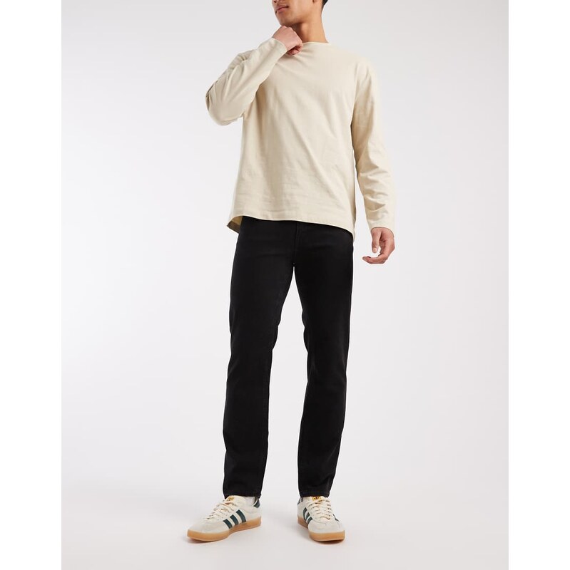 Jack & Jones Clark straight fit jeans in black