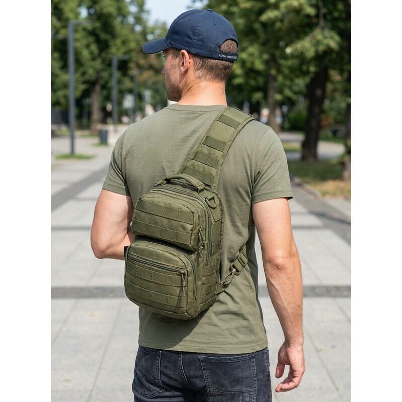 MILTEC Batoh Assault One Strap malý 10 L olivový