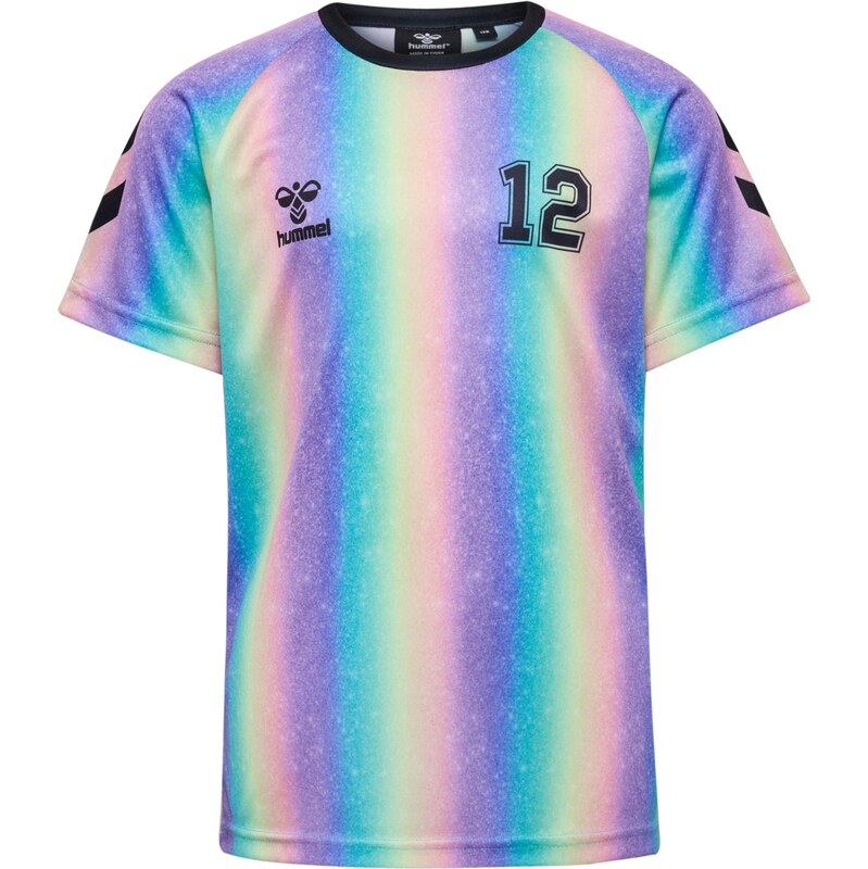 Hummel Funkční tričko tyrkysová / šeříková / pink / černá 113034840