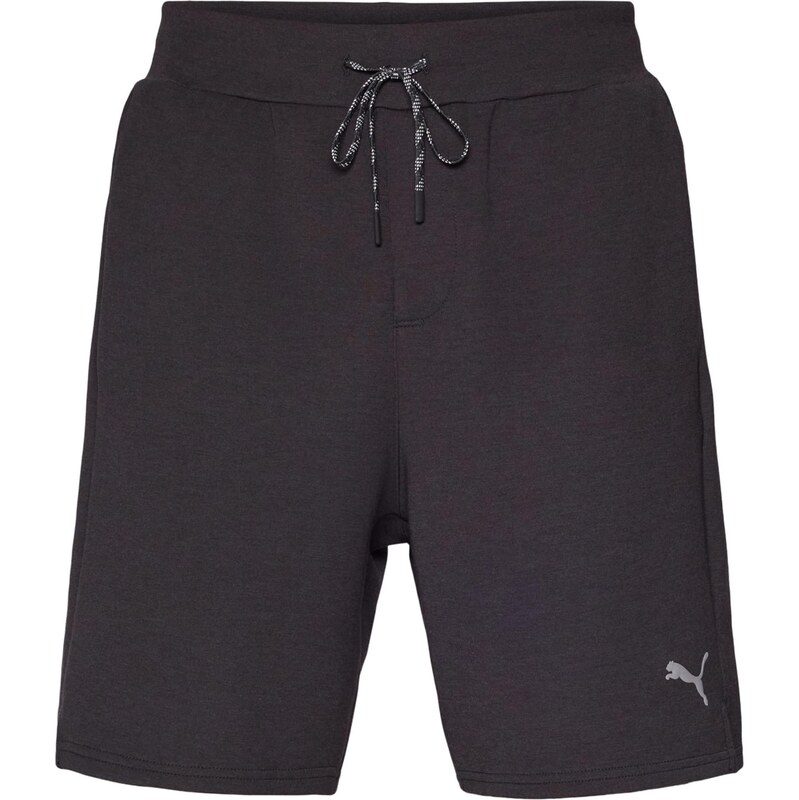 PUMA Sportovní kalhoty CLOUDSPUN světle šedá / černý melír