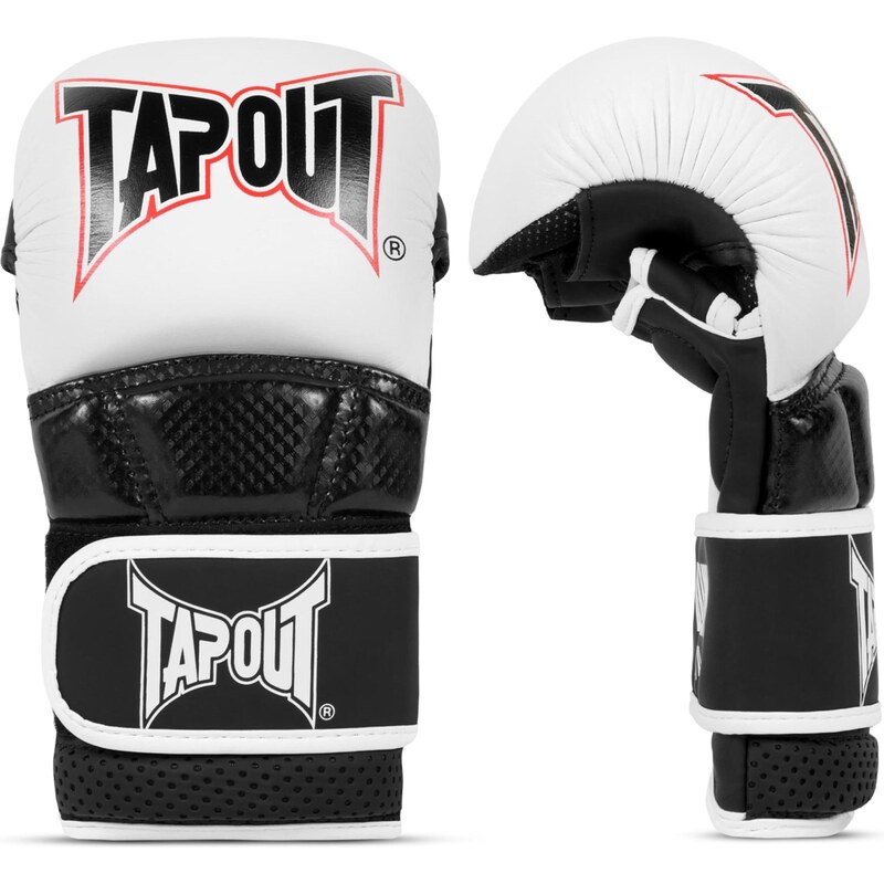 Tapout Sportovní rukavice Brawl červená / černá / bílá