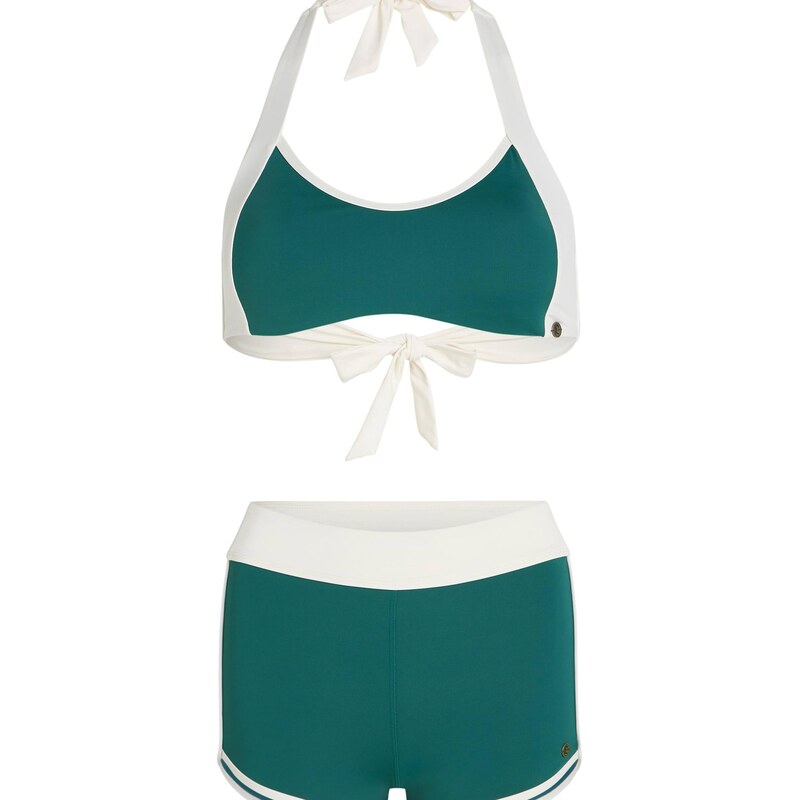 ONEILL Bikiny tmavě zelená / bílá 113035165