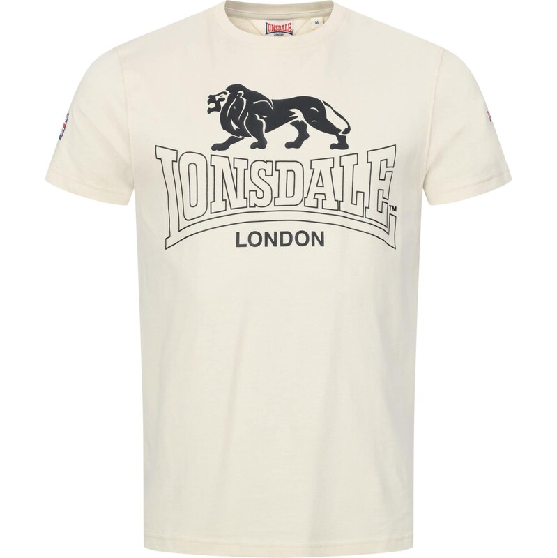 LONSDALE Tričko Hazelhurst režná / černá