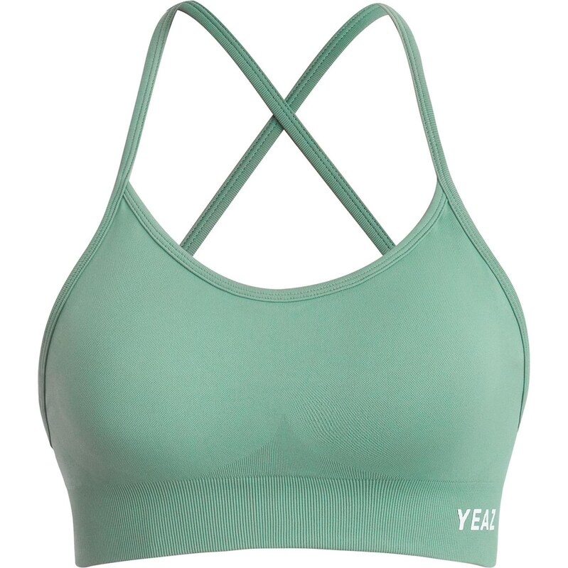 YEAZ Sportovní top Vice světle zelená / bílá 113035380