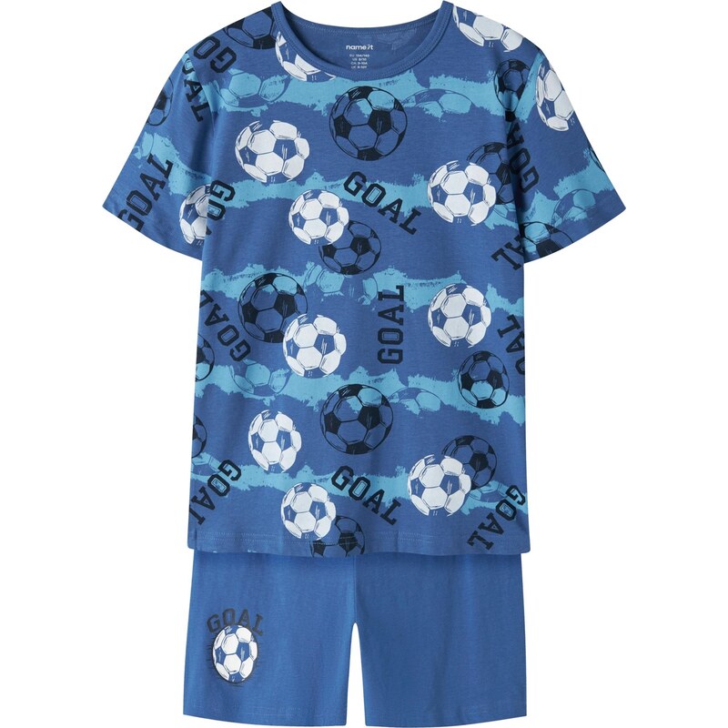 NAME IT Pyžamo modrá / světlemodrá / černá / bílá