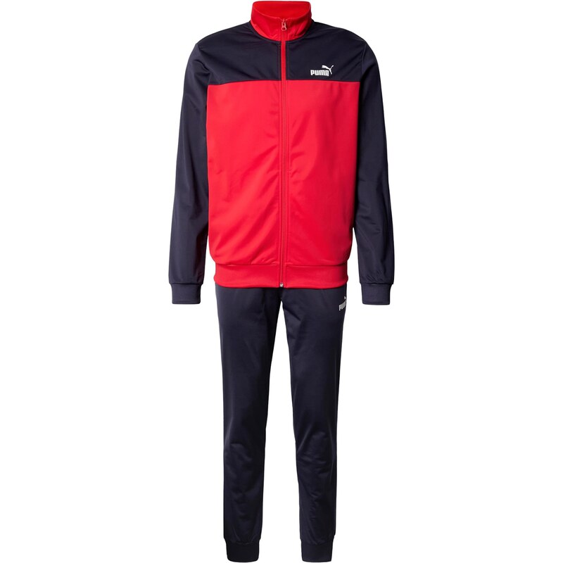 PUMA Sportovní souprava červená / černá / bílá