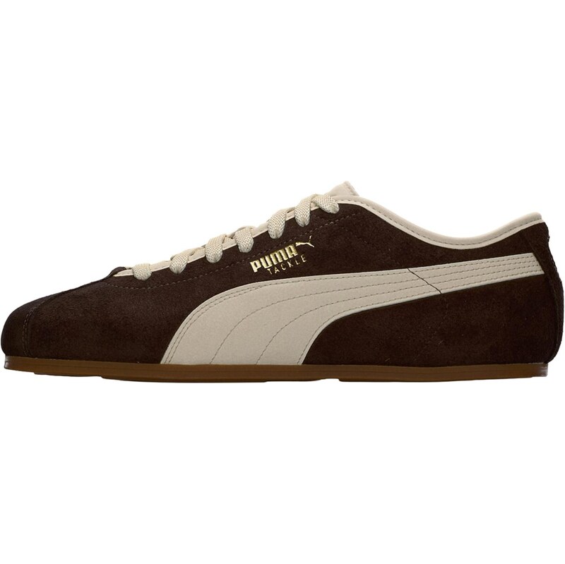 PUMA Tenisky Tackle světle béžová / čokoládová