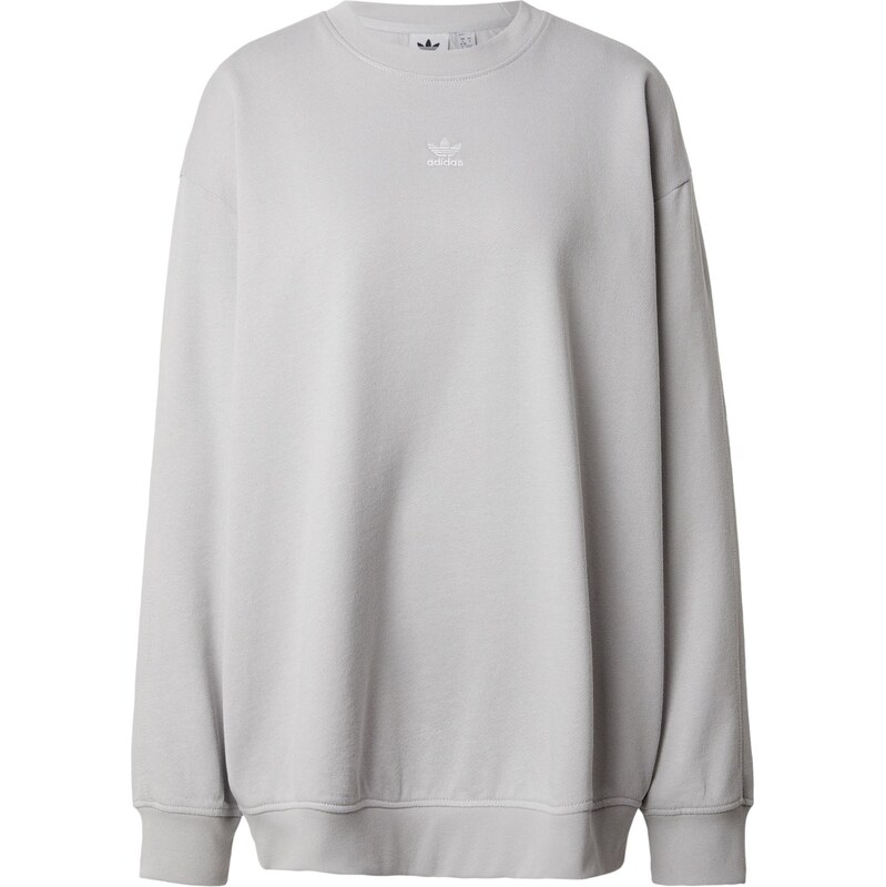 ADIDAS ORIGINALS Mikina 'Essentials' šedá / bílá