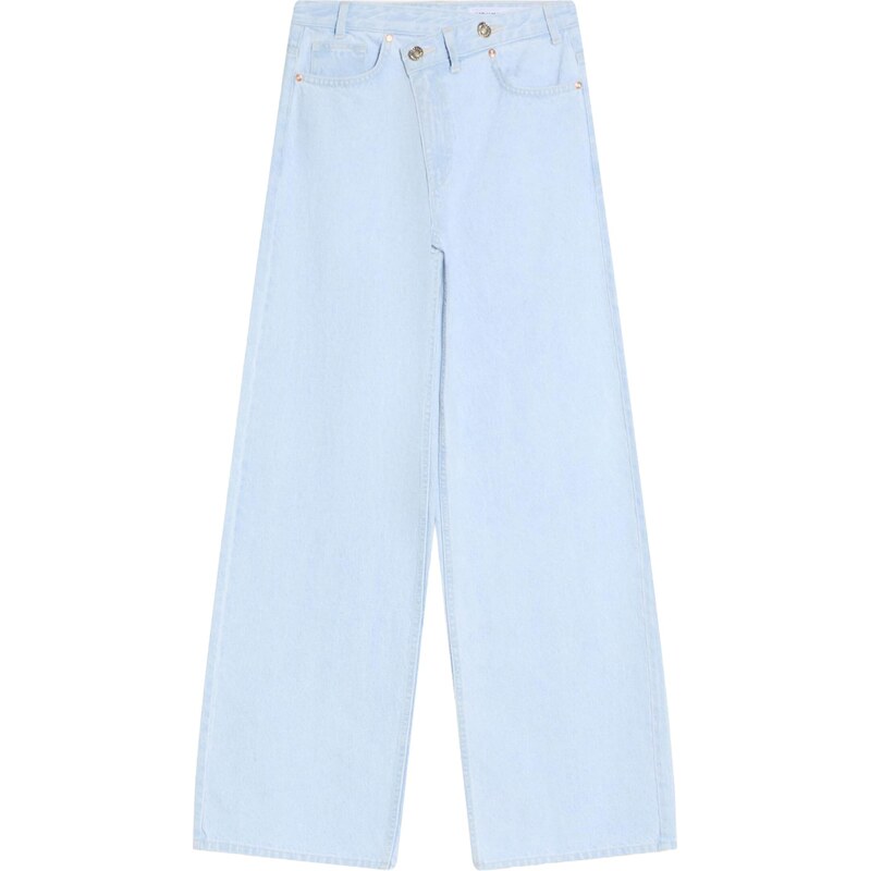Bershka Džíny světlemodrá
