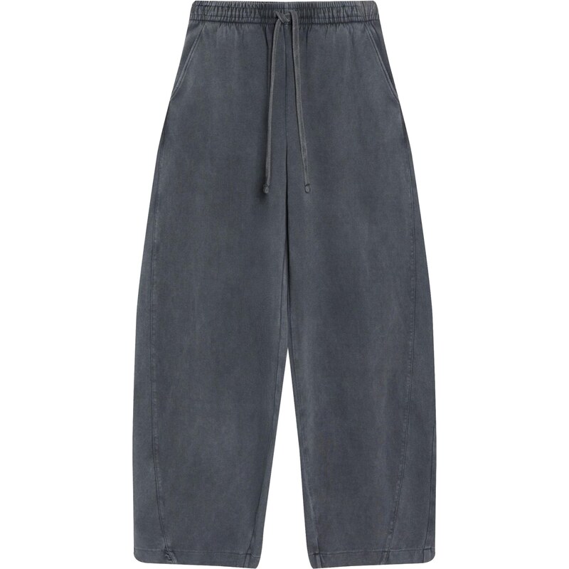 Bershka Kalhoty grafitová 113035615