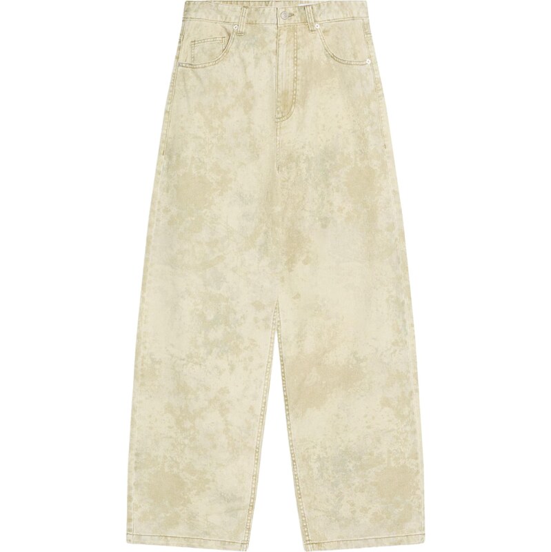 Bershka Džíny béžová / khaki