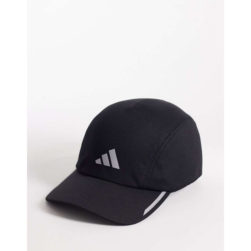 adidas performance adidas Running cap in black and silver