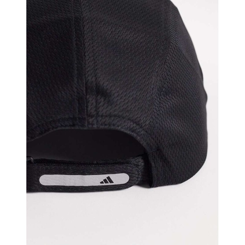 adidas performance adidas Running cap in black and silver
