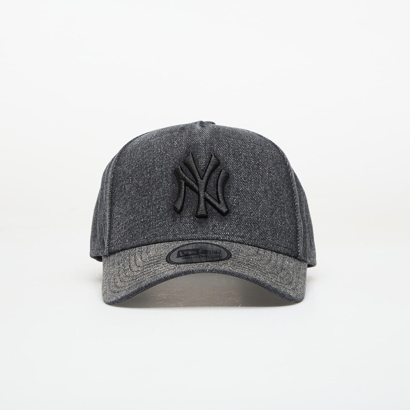 Kšiltovka New Era 9FORTY Aframe MLB Denim New York Yankees Black