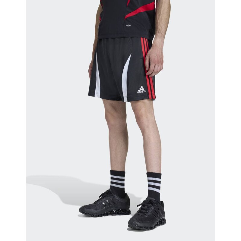 adidas Originals Teamgeist adicolor shorts in black