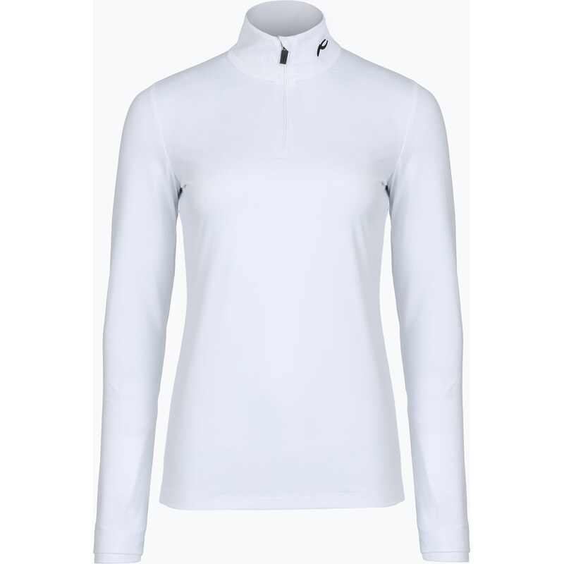Dámská lyžařská bunda KJUS Feel Midlayer Half Zip white