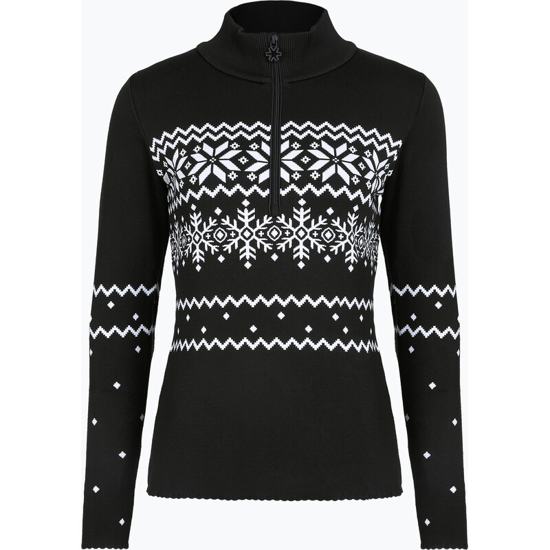 Dámská termo mikina Newland Groenlandia Half Zip black/white
