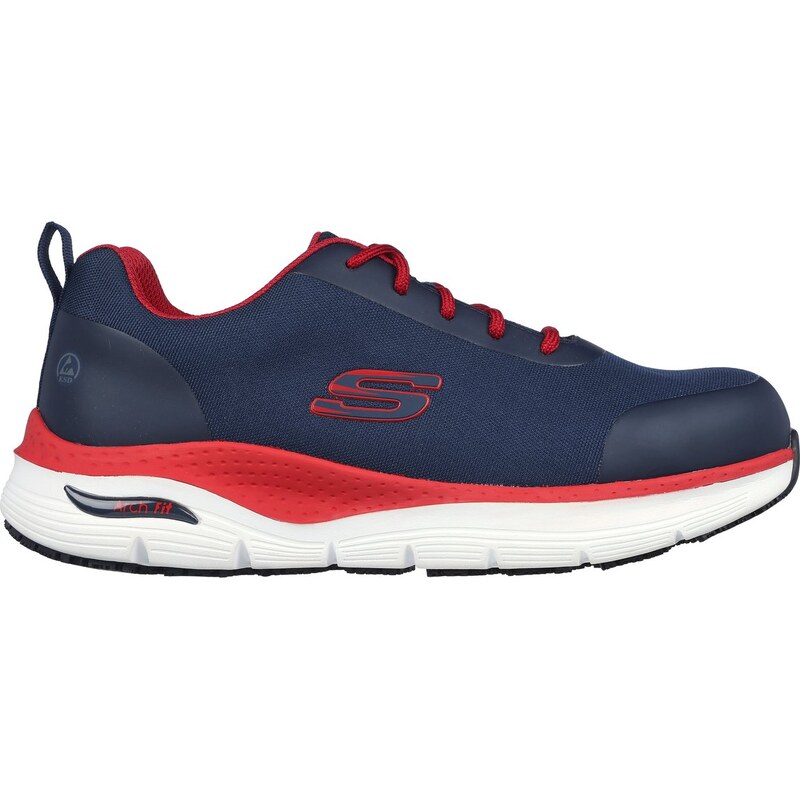 Skechers Muži Work: Arch Fit SR - Ringstap Shoes v Tmave Modrá