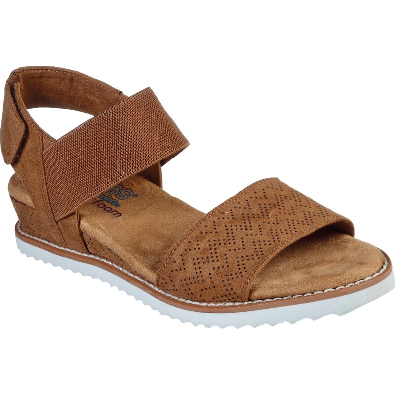 Skechers Ženy BOBS Desert Kiss Shoes v Kastanová, Velikost 36