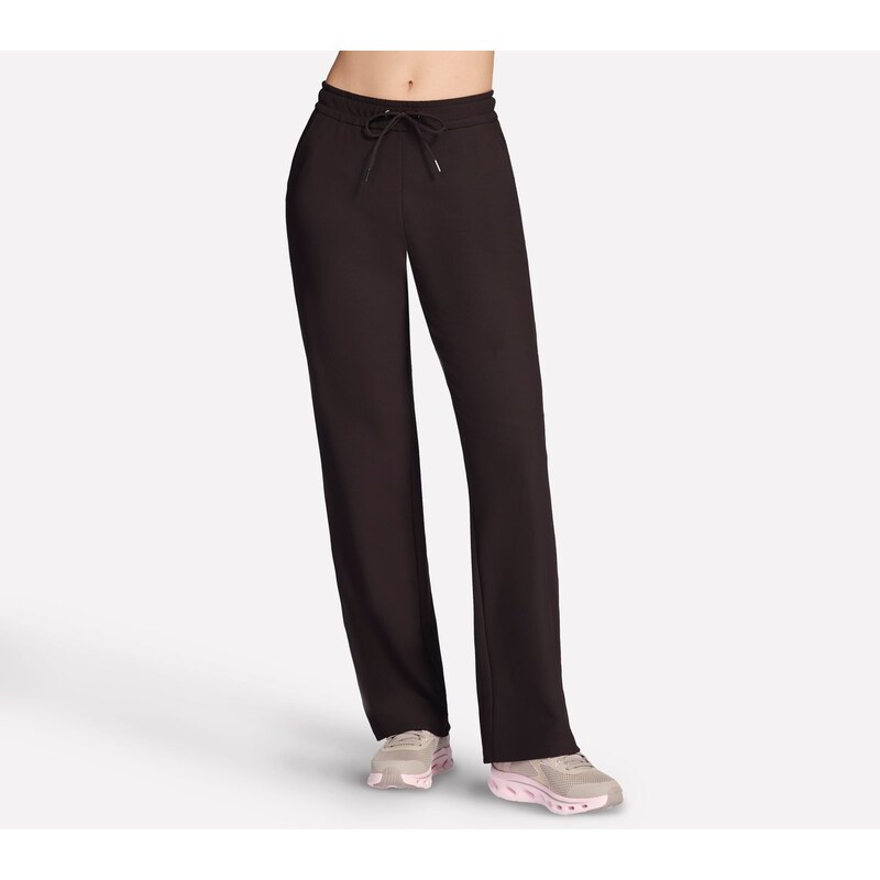Skechers Ženy GO LUXE Rib kalhoty v Čokoláda/Černá, Velikost