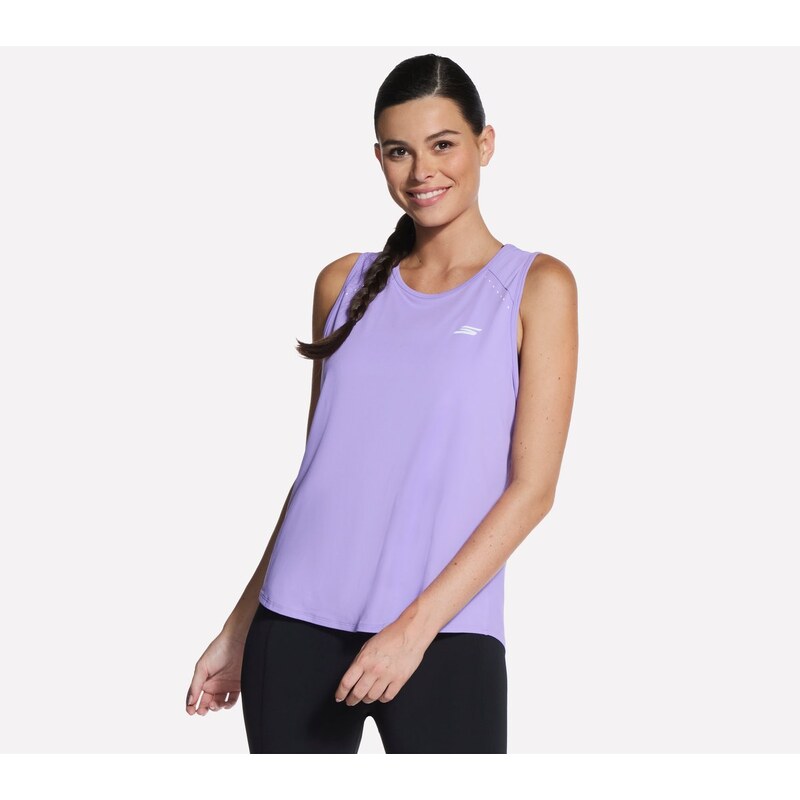 Skechers Ženy Stride Performance Tank v Nachový/Korál, Velikost