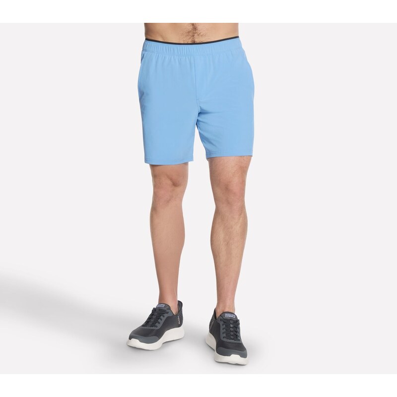 Skechers Muži Premier 7 Inch Short v Bílá/Fialová, Velikost Malý