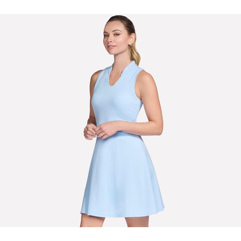 Skechers Ženy Sleeveless Birdie Dress v Bílý/Světlešedá,