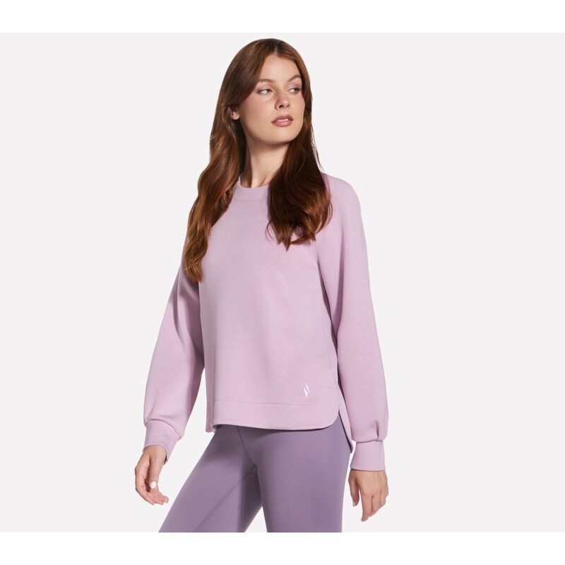 Skechers Ženy Cozy Luxe Crewneck v Fialová /Fialový, Velikost XL