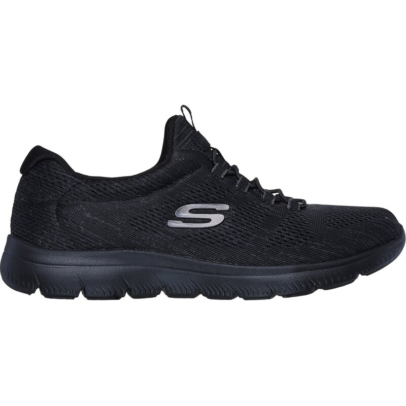 Skechers Ženy Summits - Fun Flair Shoes v Černá, Velikost 36,
