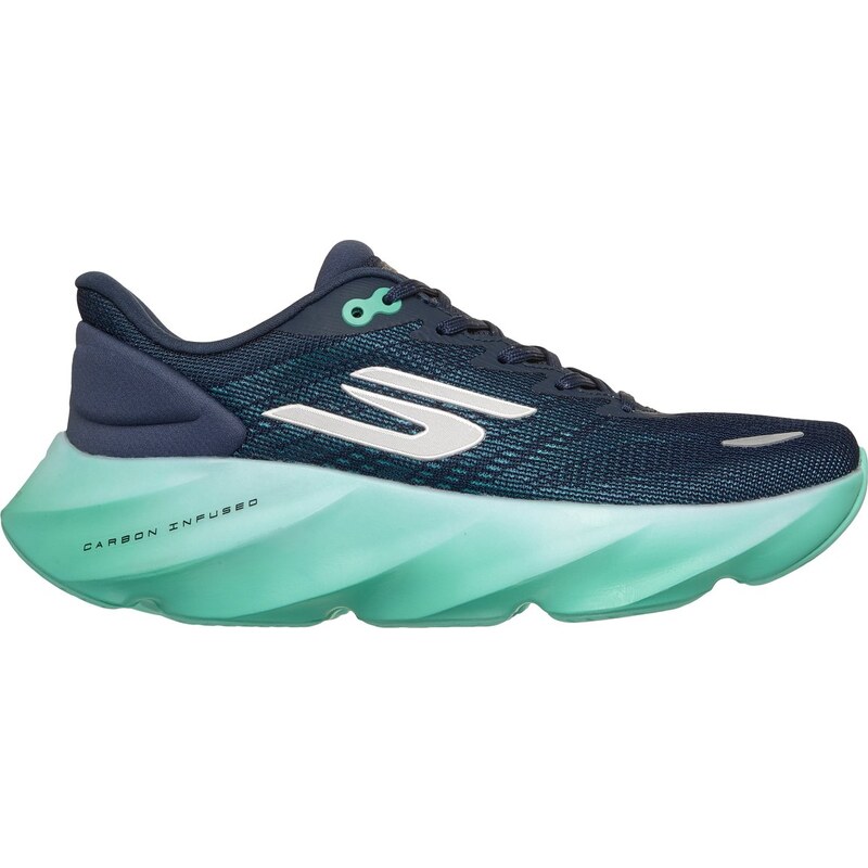 Skechers Ženy Aero Burst Shoes v Tmave Modrá/Aqua, Velikost 35,